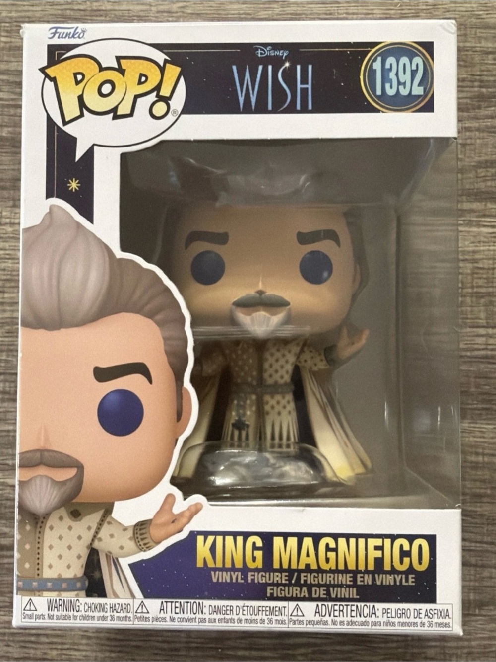 Funko Pop Disney Wish King Magnifico #1392 Vinyl Figure